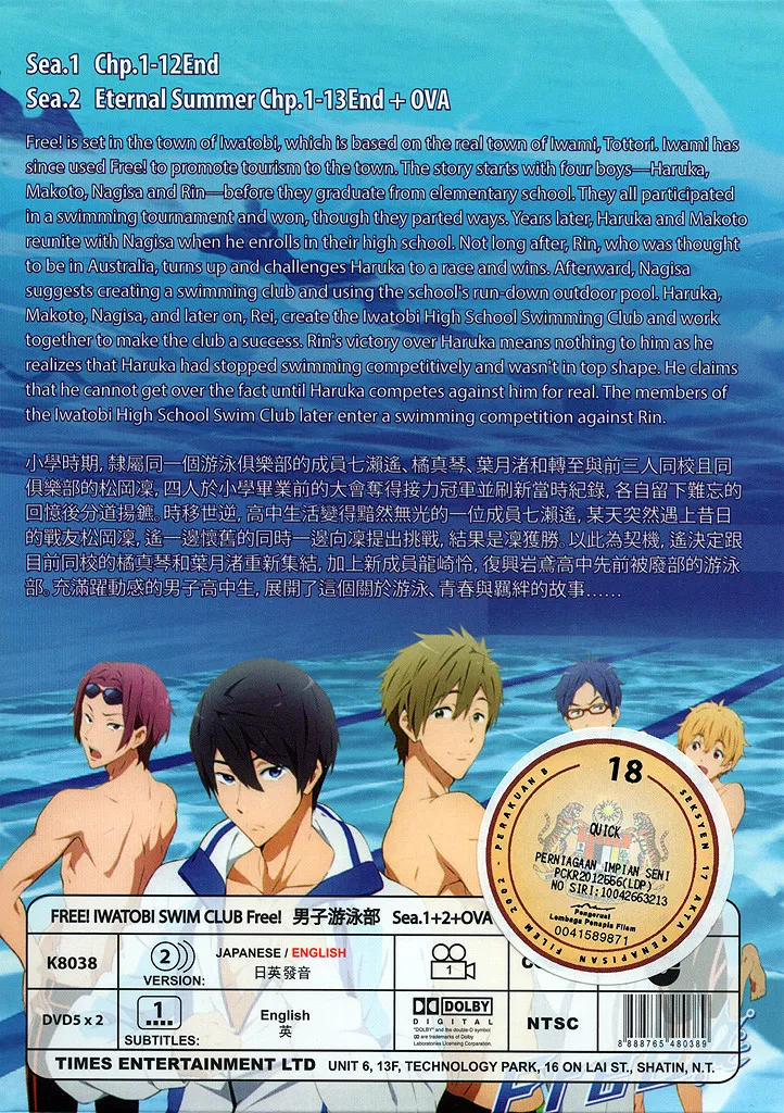 Does anyone know of Free! Iwatobi Swim Club? I think you'll like