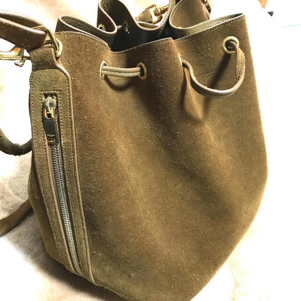 SAINT LAURENT Emmanuel Shoulder Bag Handbag 2way Brown eBay