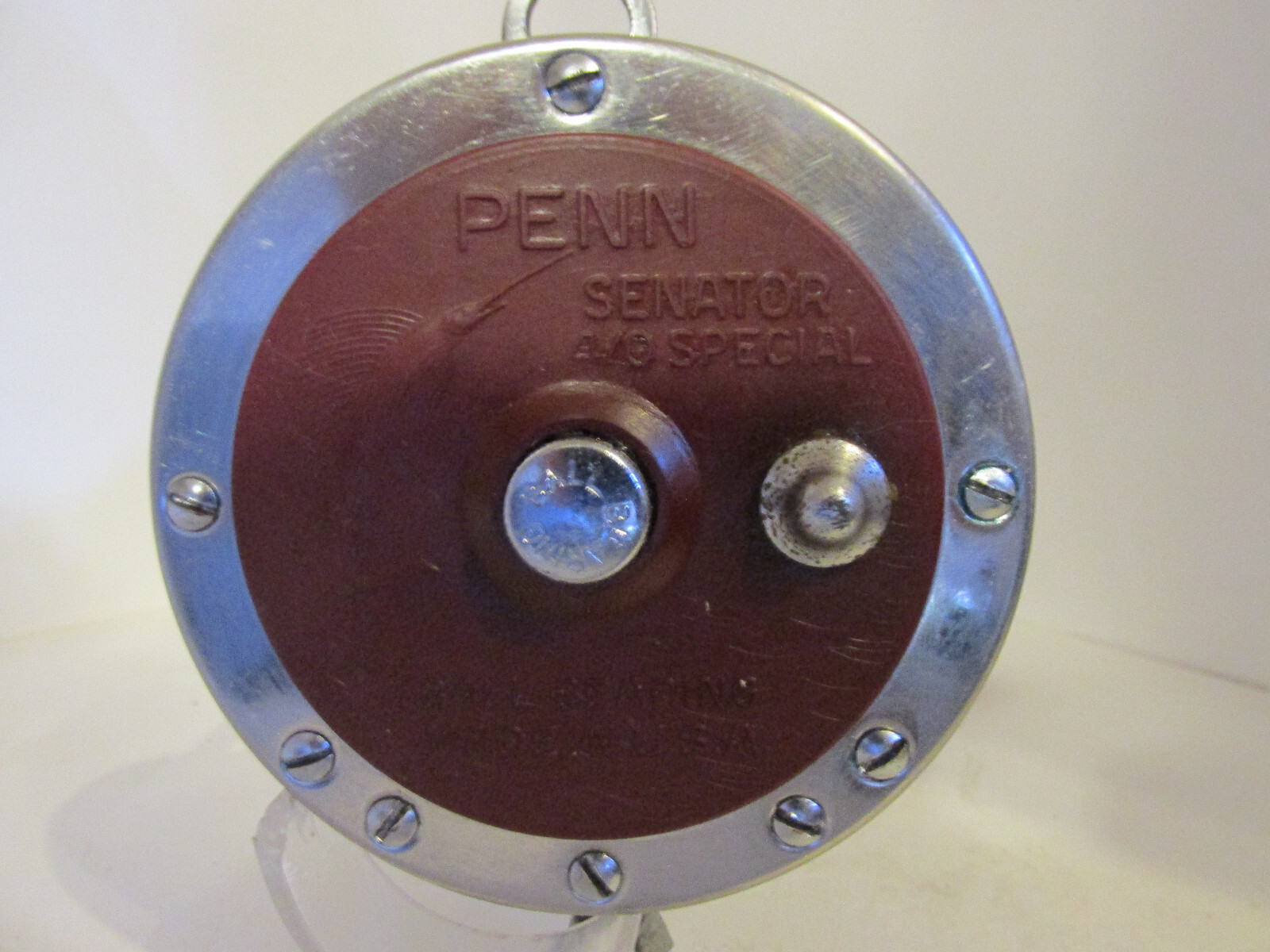 Penn Senator 113H 4/0 Fishing Reel,w/ Orig Rod Clamp,Made in USA -Cleaned Up!