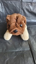 Plush BULLDOG Dog Stuffed Animal Cuddle Toy or Display 8in