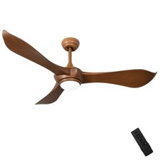 3-in-1 Indoor Modern Ceiling Led Fan 52" Living Room Bedroom With Remote Control