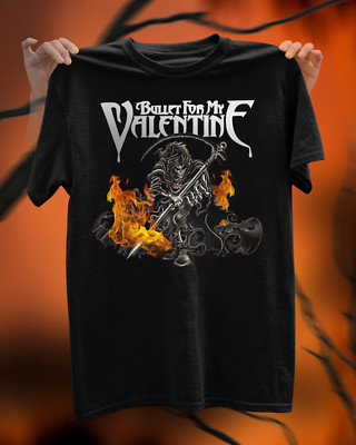 Vintage Bullet For My Valentine The Reaping Schwarz Baumwolle T-Shirt Größe S 5X