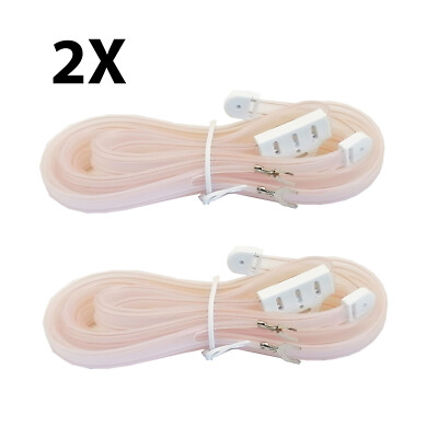 2X FM Radio Stereo Receiver Indoor T-Type Dipole ANTENNA 300 Ohm Connector VWLTW