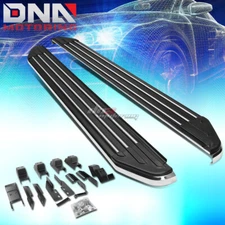 FOR 07-09 ACURA MDX YD2 SUV 5.5"MATTE BLACK ALUMINUM SIDE STEP NERF BAR/RAIL KIT