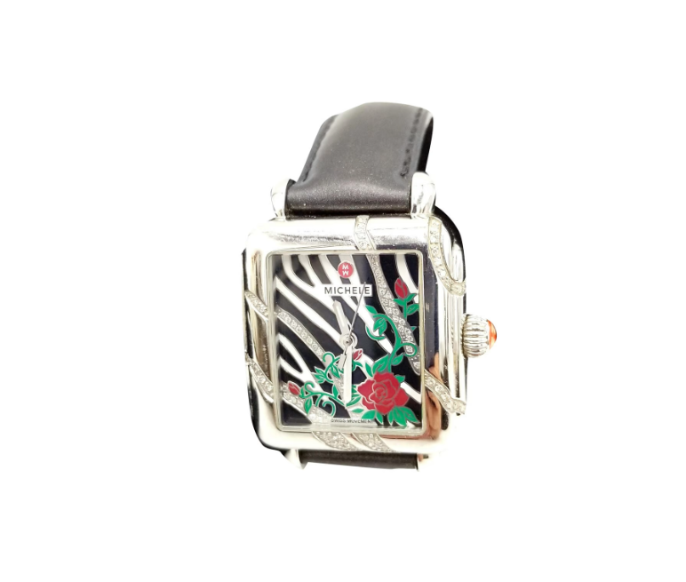 Michele Deco .34 ct Diamond Safari Zebra Rose MW06T01F7935