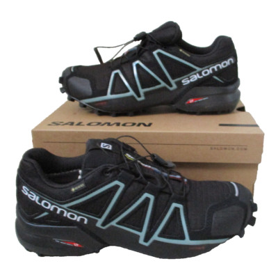 Salomon Damen Speedcross 4 GTX schwarz , metallic blau Gr 39 1/3 Neu