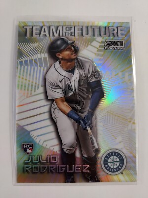 2022 Topps Stadium Club Chrome Julio Rodriguez Team of the Future Rookie TOF-13