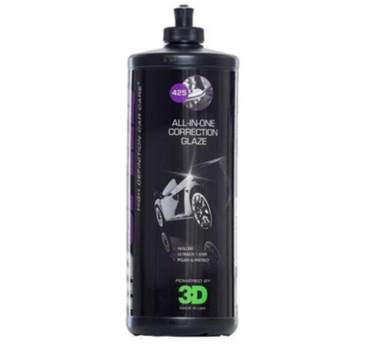 3D Speed All In One Correction Glaze 1 Gallon - One Step Polish & Protection 425G01