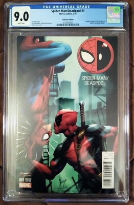 Spider-Man/Deadpool #1 (GameStop Excluslive Keown Rare LTD Variant)  CGC 9.0 