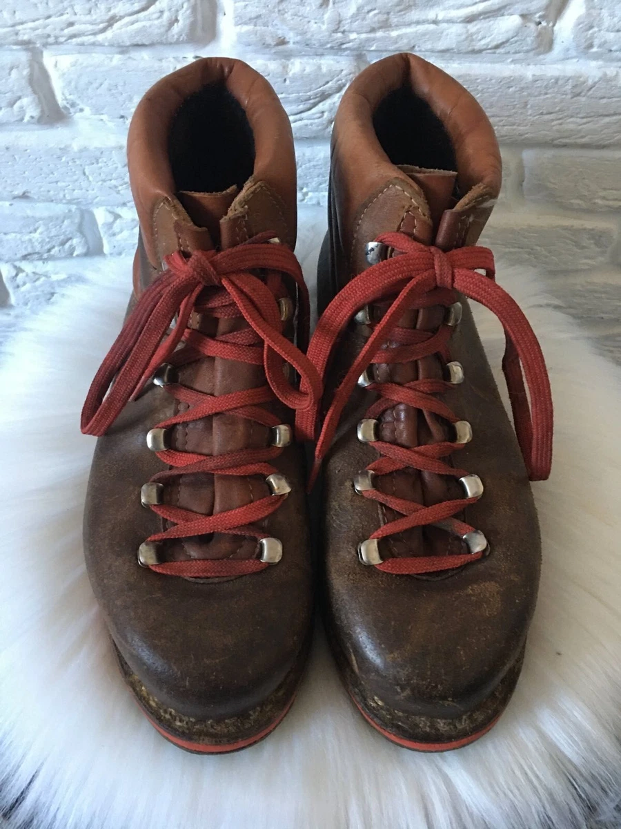 Vintage leather hotsell hiking boots