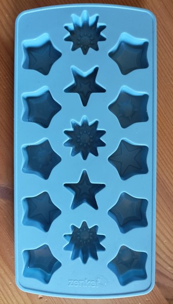 Sterne Schoko Pralinenform Silikon Blau Zenker Backform EiswüRfelform Schokoform-image