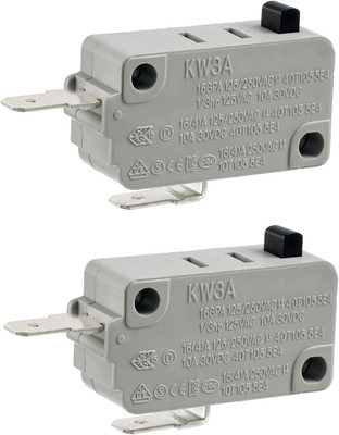 BOJACK Microwave Oven Door Switch KW3A 16A 125/250 V Door Interloc (Pack of 2