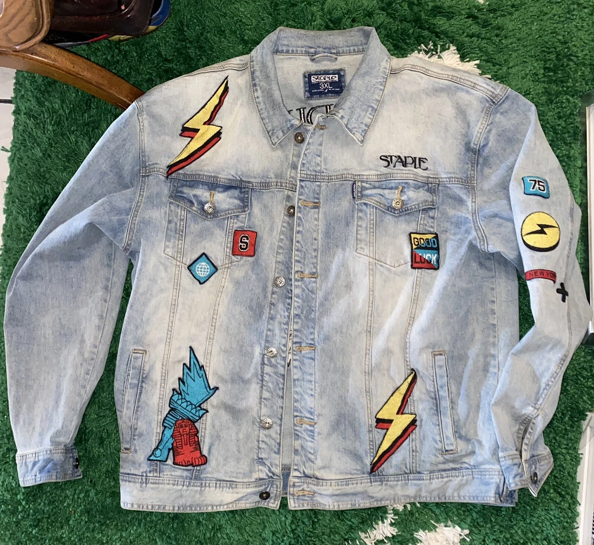 Vintage Levi's Big E Denim Jacket Vintage Patches Embroidery 12 60s 70s |  eBay