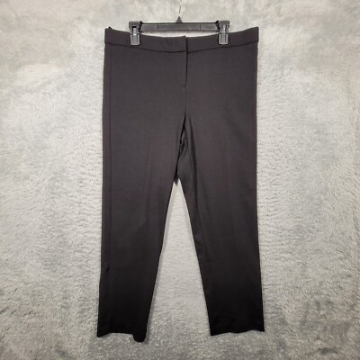 Amanda Chelsea Alex Stretch Ankle Dress Pants Womens 14 Black NWT 36x27