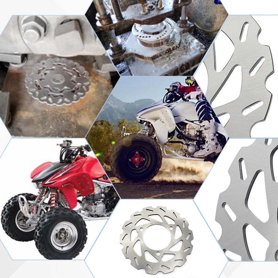 NEW HONDA TRX450R REAR BRAKE ROTOR DISC TRX450ER TRX 450R 450ER - Foto 9