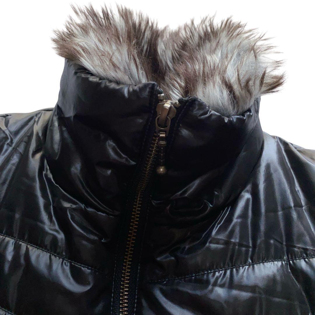 00S Y2K Fur Riders Puffer Jacket Batting Grunge | eBay 