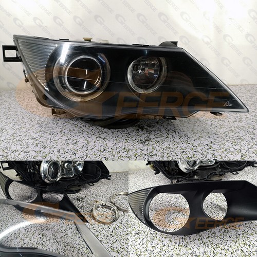 For BMW E63 E64 630i 645Ci 650i M6 Ultra Bright COB Led Angel Eyes Halo Rings - Picture 3 of 17
