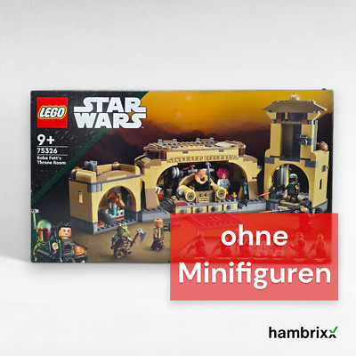 LEGO  Star Wars Boba Fetts Thronsaal 75326, NEU aber ohne Minifiguren
