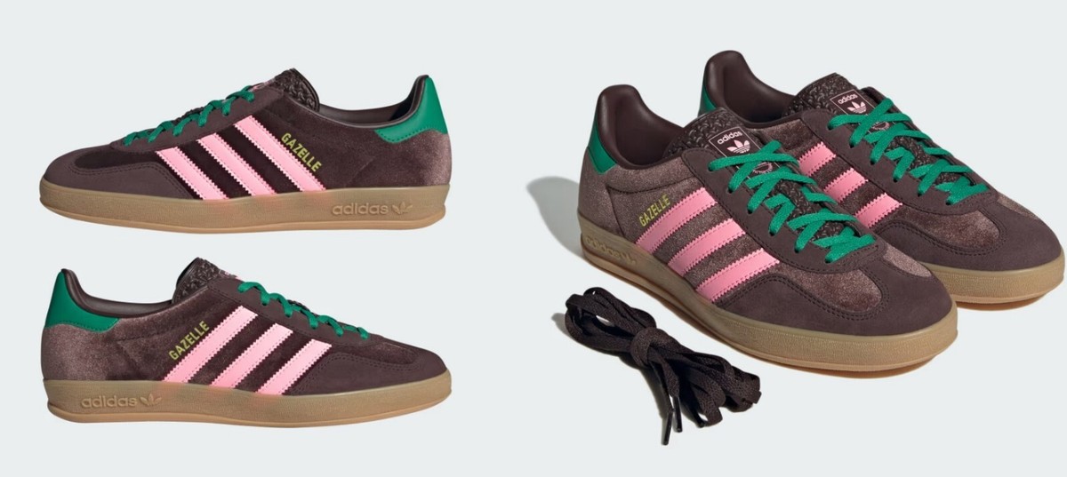 スニーカー ADIDAS Women Sneakers JI2714 BROWN Brown Adidas originals Women's GAZELLE INDOOR Sneakers JI2714 Dark
