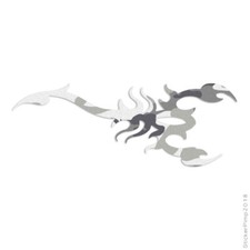 Tribal Scorpion Art Vinyl Decal Sticker 40 Patterns 3 Sizes 602