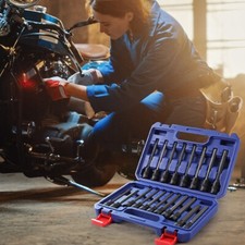 Workpro 19pc 38 Dr Extra Long Hex Bit Socket Set Long Allen Torx Bit Socket Set