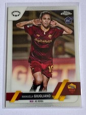 Manuela Giugliano RC 2022-23 Topps Chrome UEFA Women's UWCL Rookie AS Roma #45