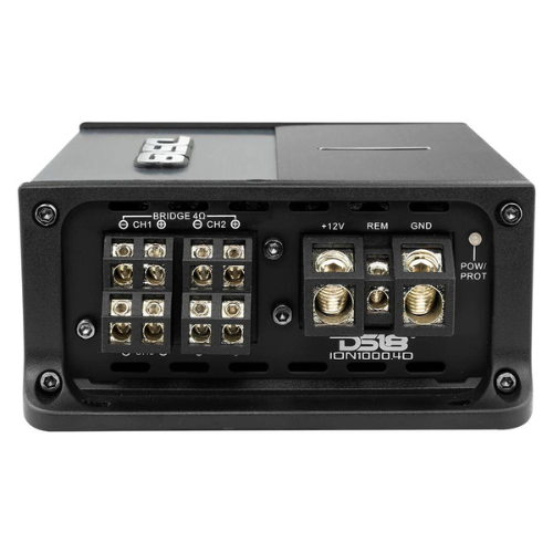 DS18 4-Channel Compact Full-Range Amplifier - 4 x 250w Rms @ 2-ohm ION1000.4D - Picture 3 of 6