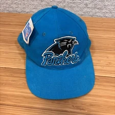 Vtg 90s Carolina Panthers Snapback  Hat Cap Drew Pearson  Companies New W Tags