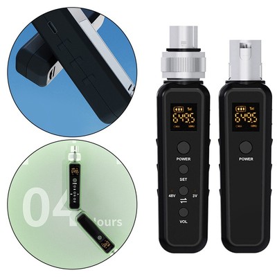 UHF Wireless XLR Sender Empf?nger Tragbar Und Einfach Einzurichten F��r Dynamis