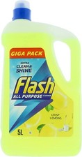 Flash All Purpose Cleaner Lemon 5L For Extra Clean & Shine Crisp Lemon