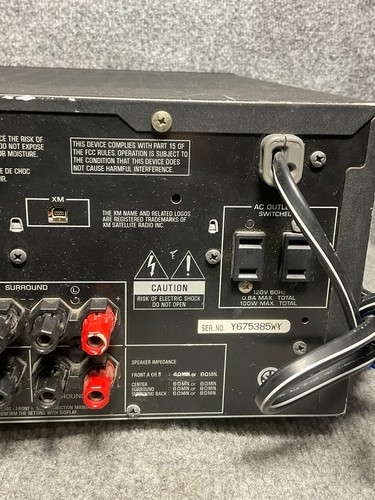 Yamaha AV Receiver HTR-5840 🎛️ Home Theater Surround Sound 6.1 Channel - - Picture 16 of 17