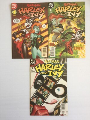 Batman: HARLEY & IVY #1-3 Complete SET VF+ 1 2 3 Bruce Timm Dini DC COMICS 2004