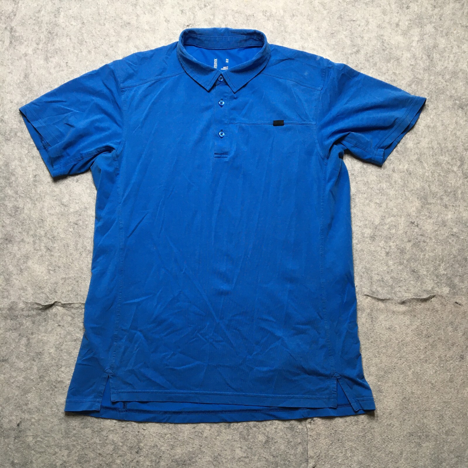ARC'TERYX Polo Arcteryx Captive S S uomo media M blu royal Gorp Urban Hiker golf