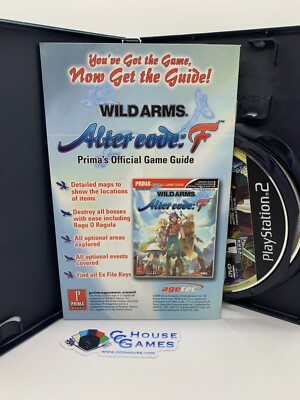 Sony PS2 Wild Arms Alter Code F Agetec Complete w Manual &Bonus