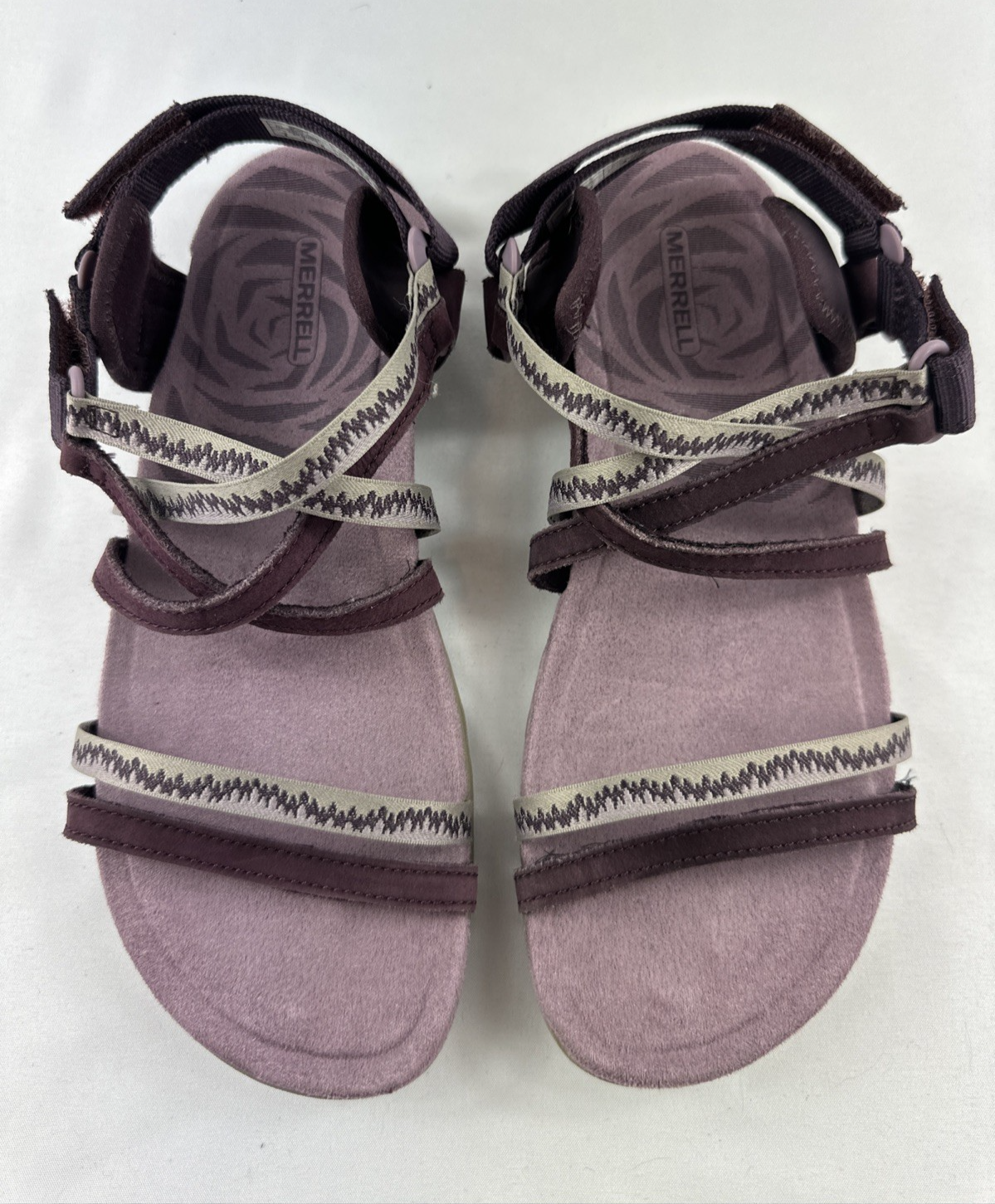 Merrell Terran 3 Cush sandali con cinturino in lattice donna 8 bordeaux performance