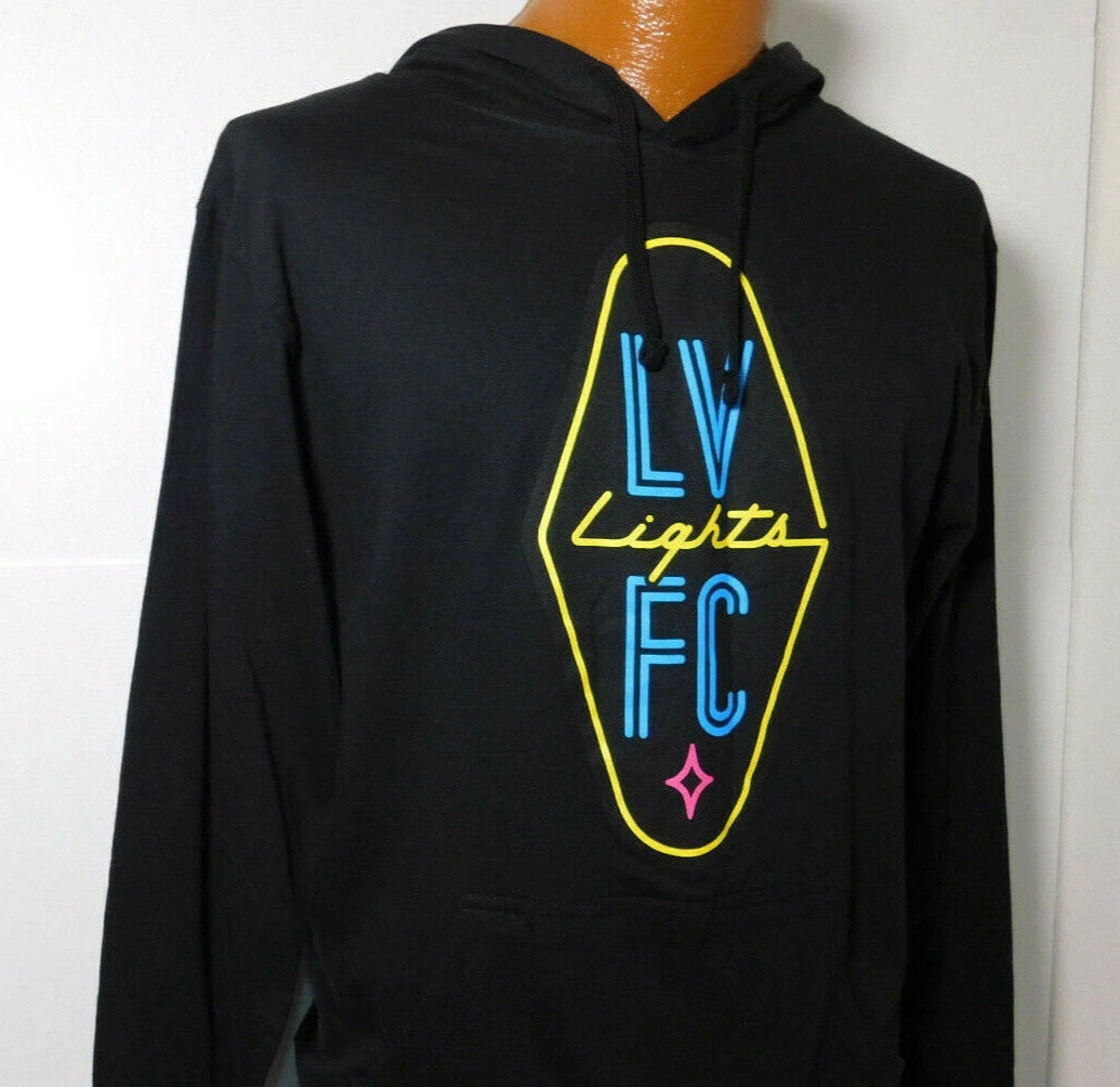 LOUIS VUITTON（LV） Felpa con cappuccio leggera LAS VEGAS LIGHTS LV FC USL calcio allenamento calcio s