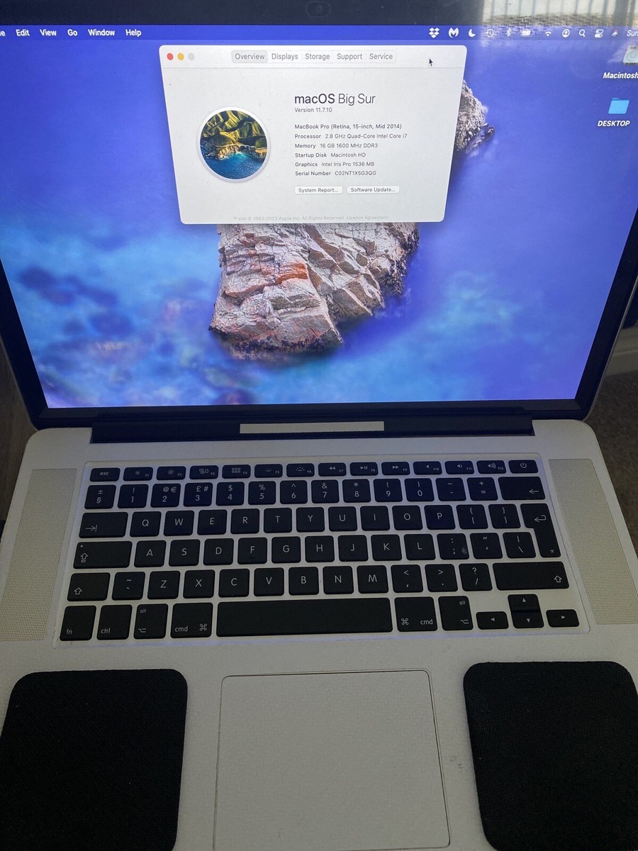 Apple MacBook Pro Mid2014 (1TB SSD, Quad Intel Core i7
