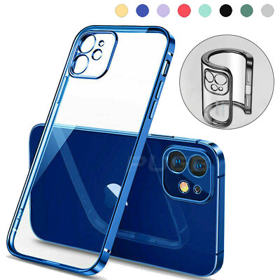 For iPhone 15 Pro Max 14 13 12 11 X XR Shockproof Clear Soft Silicone Case Cover