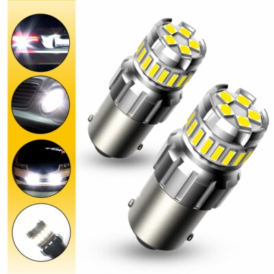 2pc 1156 7506 Canbus LED Stop Brake Signal Tail Light Bulbs Lamps Super Bright P