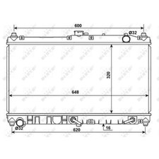 NRF 53977 Kühler Motorkühler Wasserkühler für MAZDA MX-5 II (NB) BP6H15200