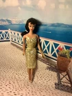 Vintage Barbie Ponytail Doll #4 Brunette Solid Body Golden Girl No Green Ear!