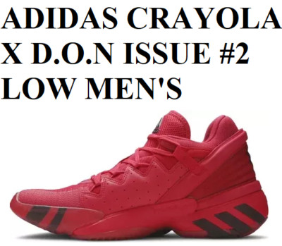 ADIDAS CRAYOLA X D.O.N ISSUE #2 GCA BASKETBALLS MEN SHOES RED