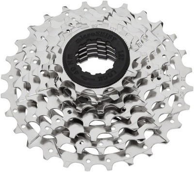 microSHIFT H07 7-Speed Nickel-Plated Steel Cassette 12-28T for HG Hubs