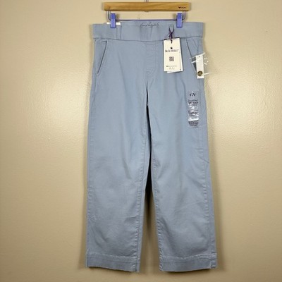 Gloria Vanderbilt Women's 4 Shape Effect Wide Leg Crop Hydra Blue NEW