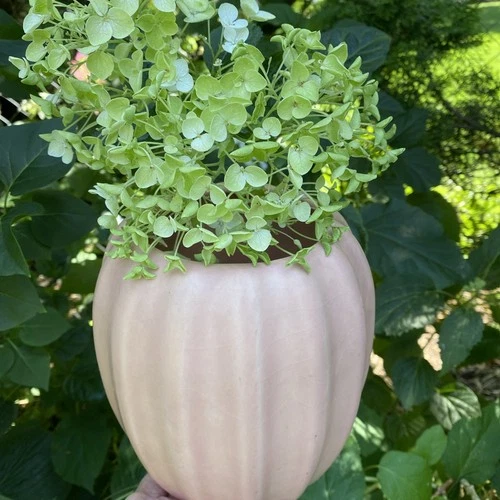 VTG Matte MCM Haeger USA Pottery Gourd Vase Signed 7.25” Tall Mid Century Modern