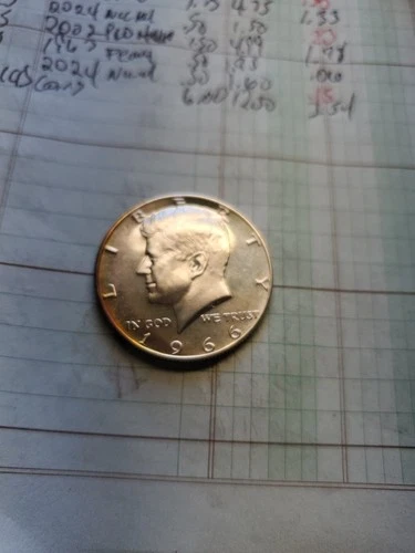 1966 SMS Kennedy Half Dollar Gem BU Special Mint Set 40% Silver