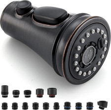 Kitchen Faucet Replacement Spray Head - with 15 Adapters, Pull down Faucet Spray