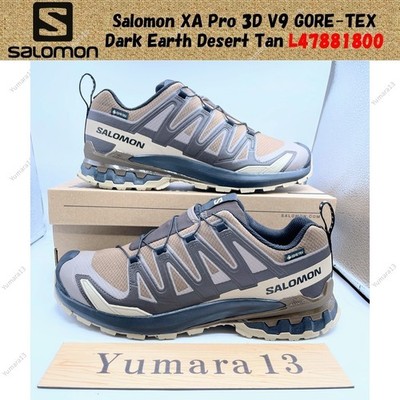 Salomon XA Pro 3D V9 GORE-TEX Dark Earth Desert Tan L47881800 Men's Size