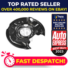 Brake Disc Splash Panel fits MERCEDES C220 Rear Left 2.1D 2.2D 00 to 08 Guard