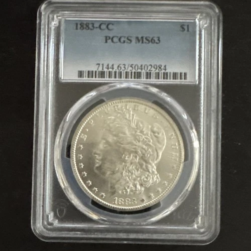 1883 Carson City Morgan Dollar PCGS MS63 Silver $1 Coin Uncirculated